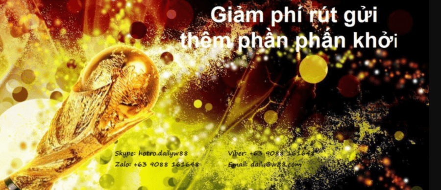 Giảm phí gửi và rút tiền cho toàn bộ đại lý w88