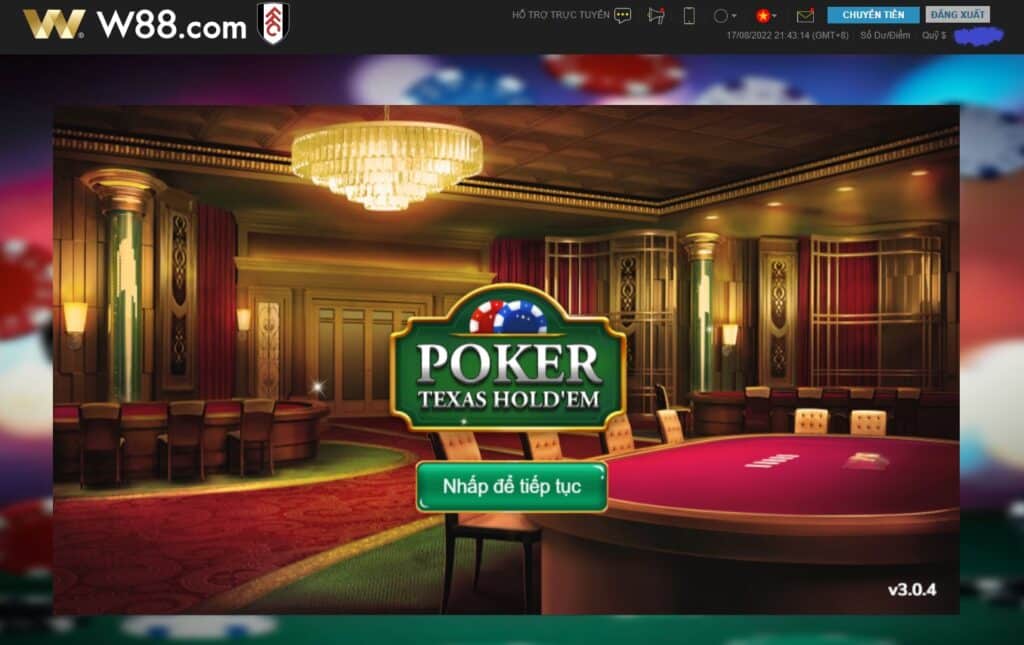 Tìm hiểu các trò chơi Poker W88 thông qua các bài đánh giá